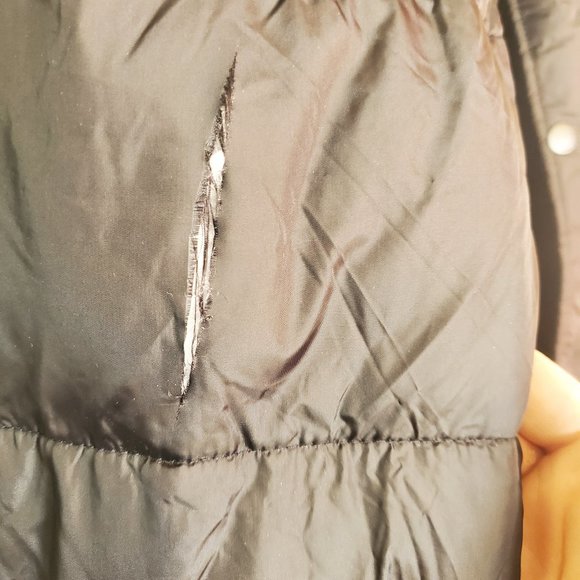 NWT (Defect) Tommy Hilfiger Mens Down Puffer Jacket Size S Black $275 i331 - Picture 3 of 3